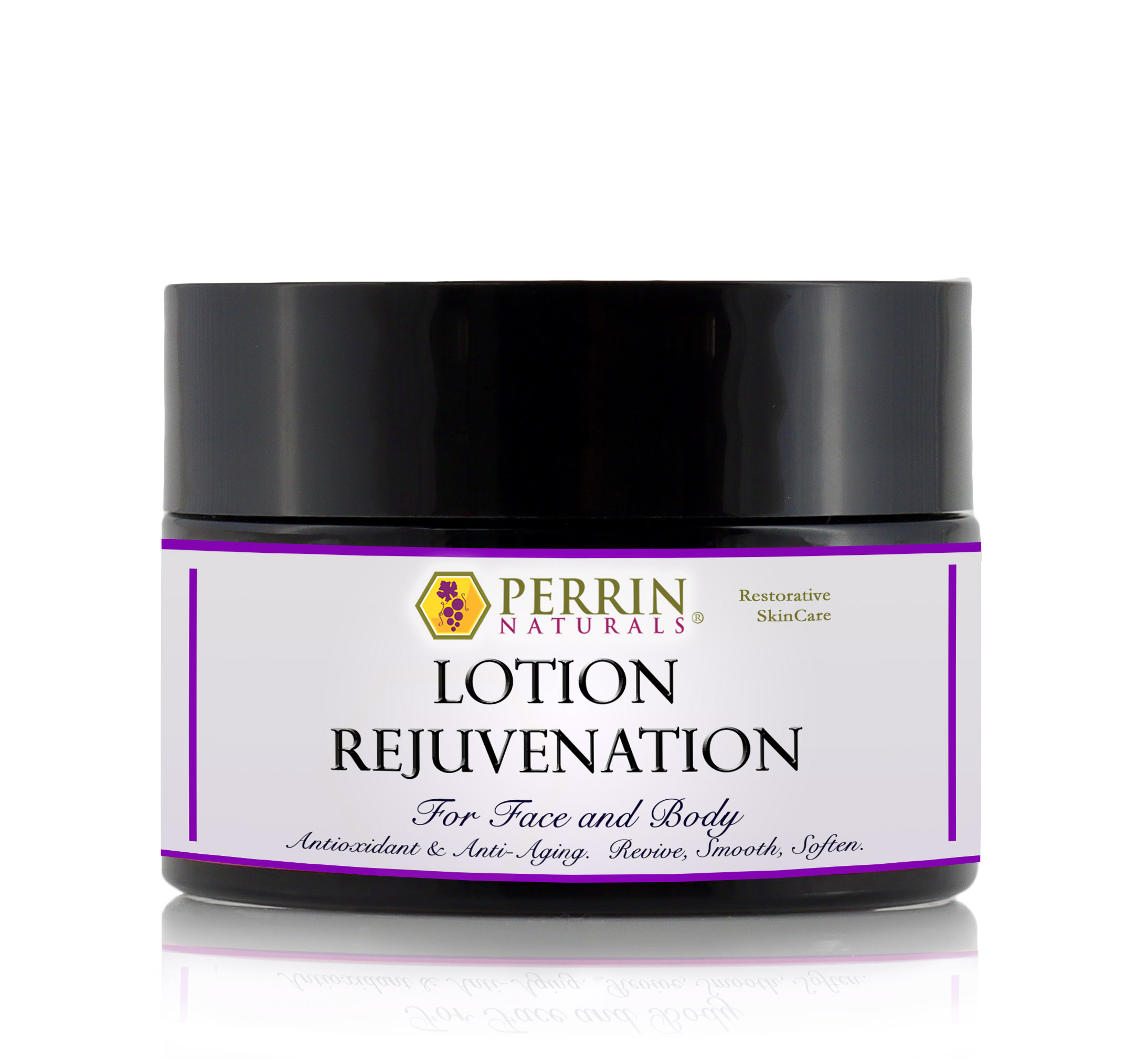 Lotion Rejuvenation | Glass Jar | Perrin Naturals